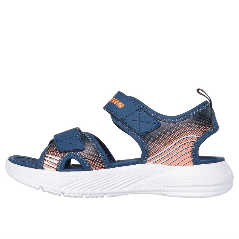 SKECHERS Drenge Microspec-Splash Sandaler Marineblå