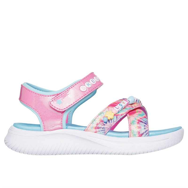 SKECHERS Meisjes Jumpsters Sandalen Roze - Maat 28