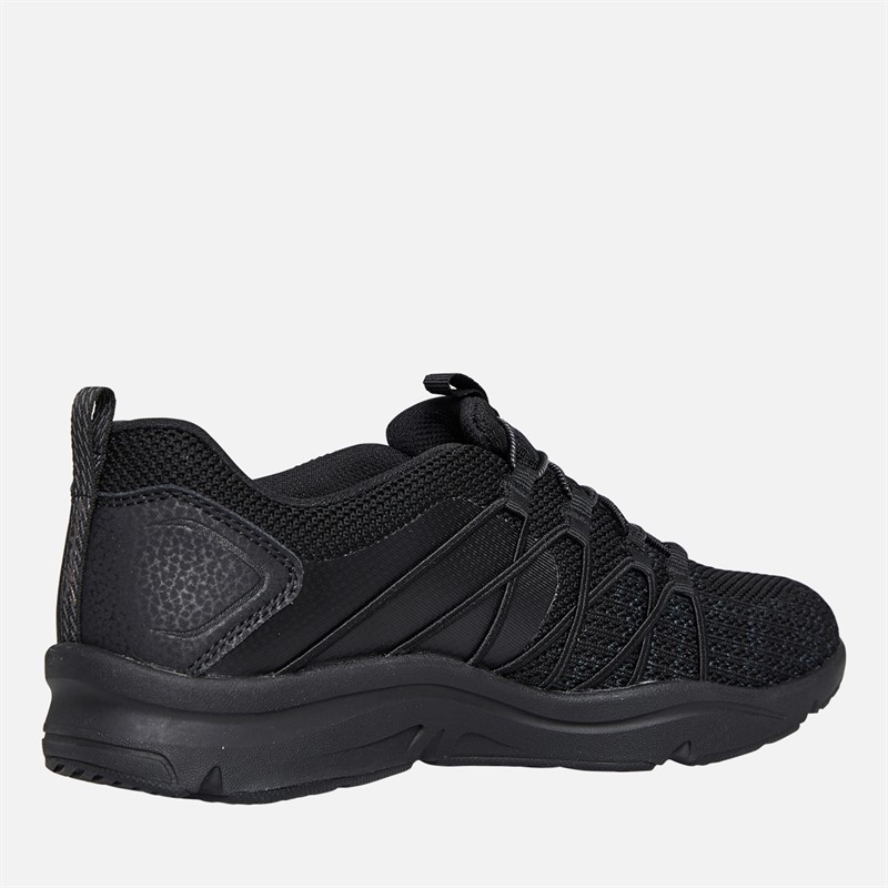 SKECHERS Womens Relaxed Fit Active Sequoia Trainers Black