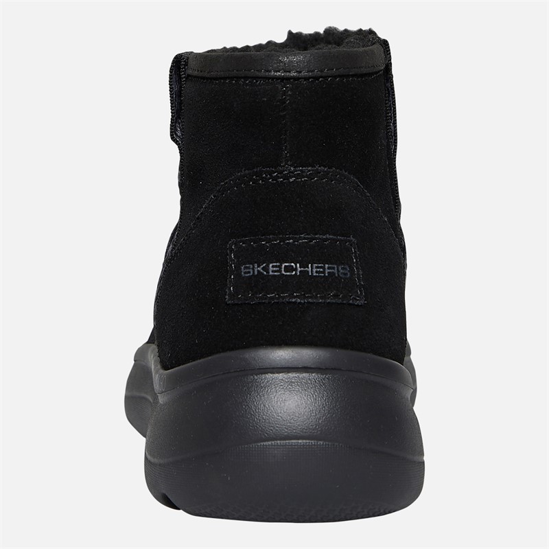 SKECHERS Womens On The Go Encore Fireside Boots Black