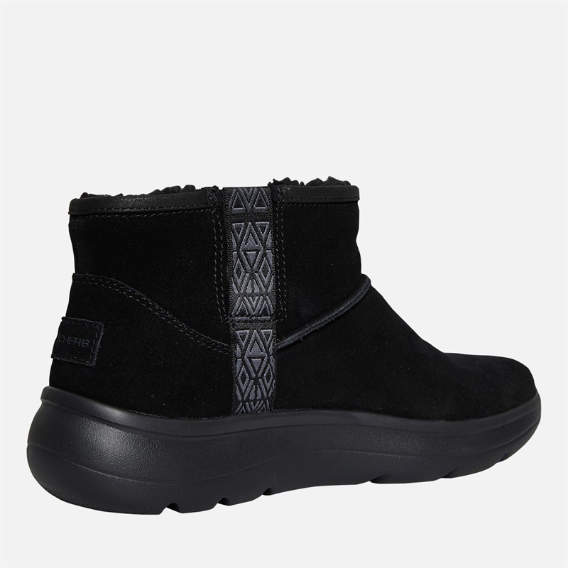 SKECHERS Womens On The Go Encore Fireside Boots Black