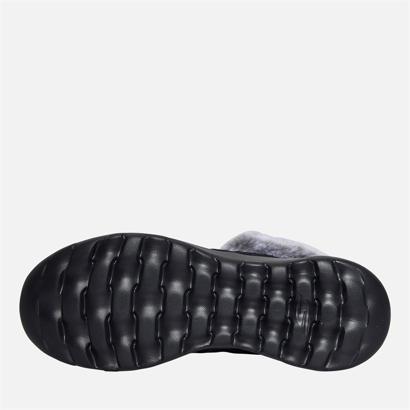 SKECHERS Womens On The Go Joy Plush Dreams Boots Black/Grey