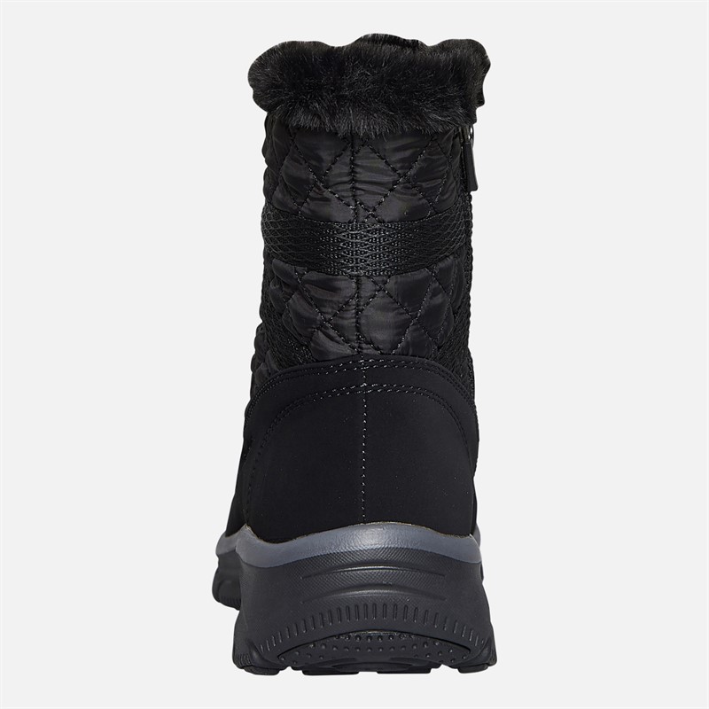 SKECHERS Womens Easy Going Moro Street Boots Black