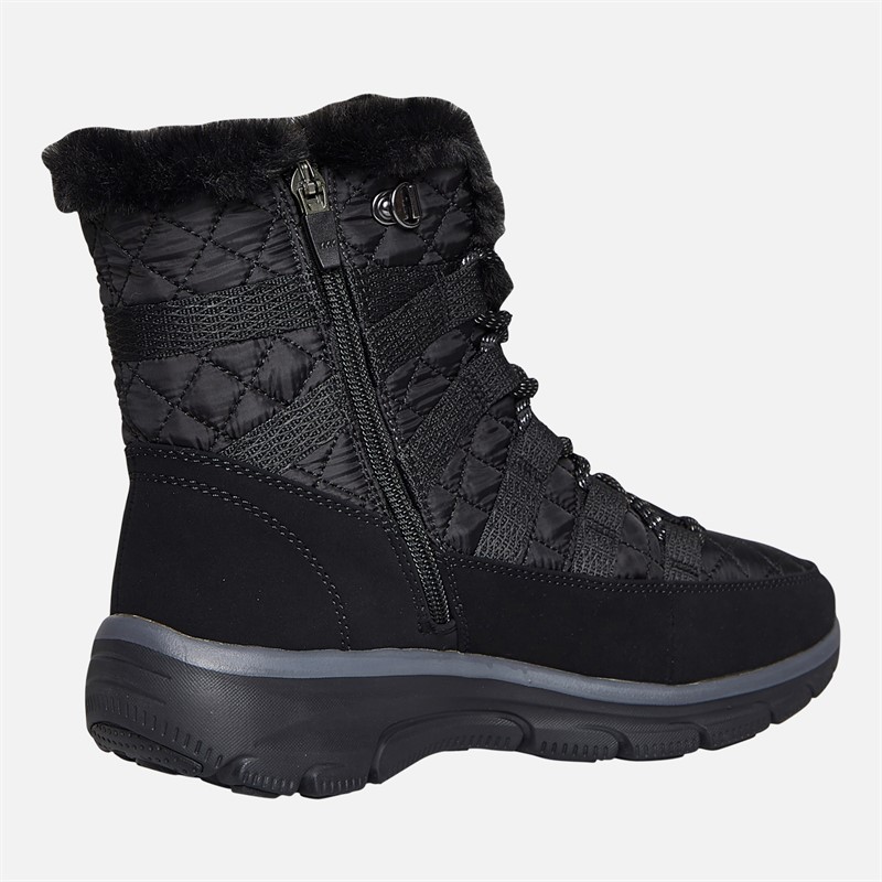 SKECHERS Womens Easy Going Moro Street Boots Black