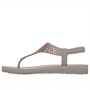 SKECHERS Dame Meditations Sandaler Taupe