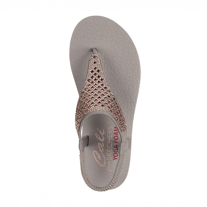 SKECHERS Dame Meditations Sandaler Taupe