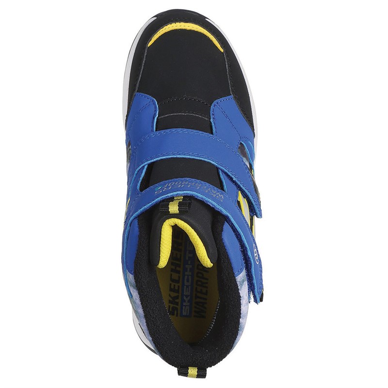 SKECHERS Junior Drenge Storm Blazer Vandtæt Dobbelt Rem Lysende Sneakers Blå Sort