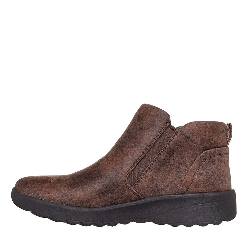 SKECHERS Damen Schöner Vibe Herbstliche Blüte Stiefel Braun