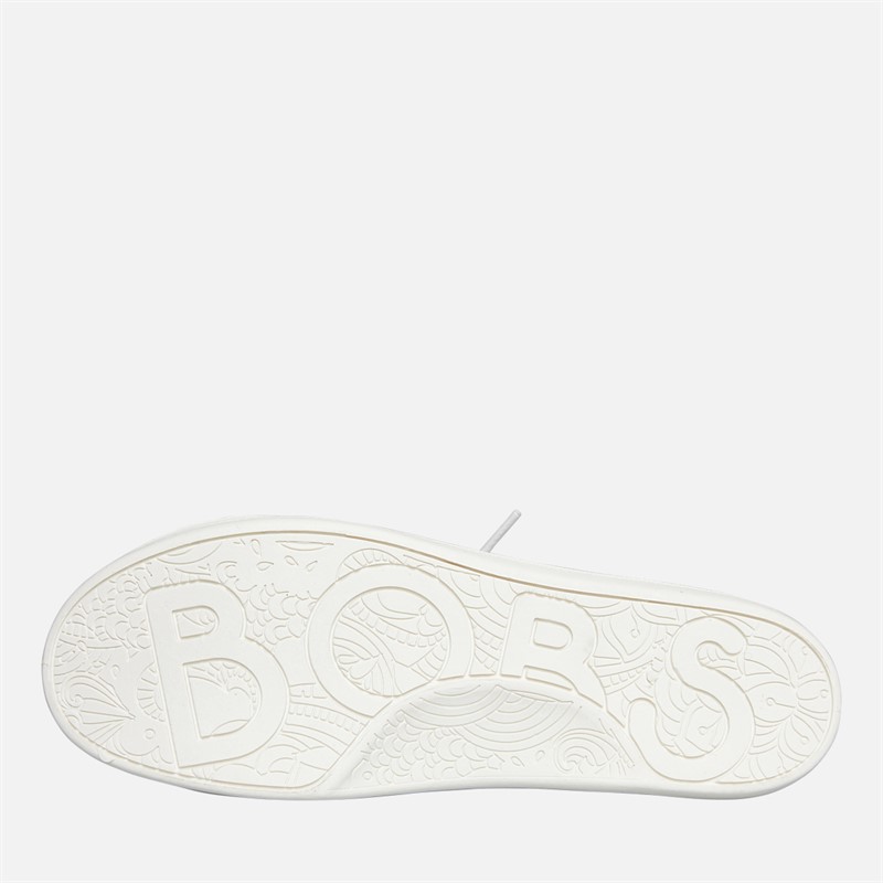 SKECHERS Womens Bobs Beach Bingo Wide Fit Canvas Shoes Navy