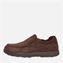 SKECHERS Mens Expected X Larmen Moccasin Slippers Chocolate