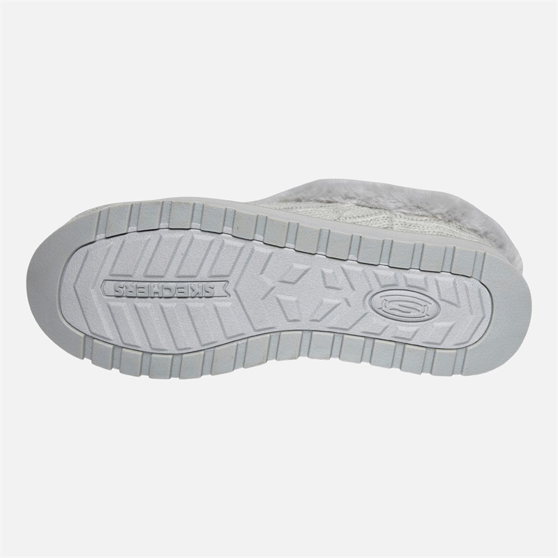 SKECHERS Womens Bobs Keepsakes Ice Angel Slippers Light Grey
