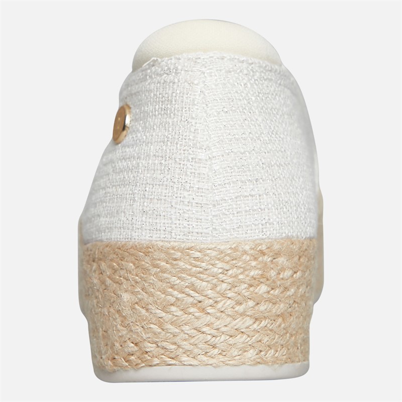 SKECHERS Womens Bobs Sesame By The Bay Espadrilles Off White