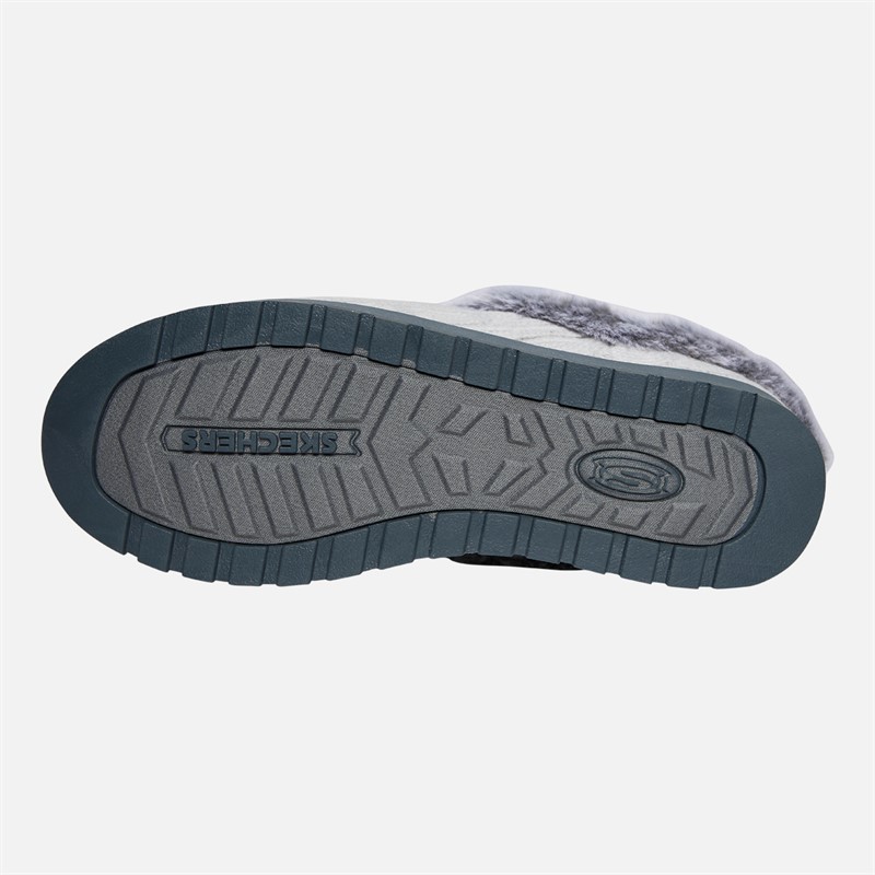 SKECHERS Womens Bobs Keepsakes Ice Angel Slippers Grey/Black Grey/ Black