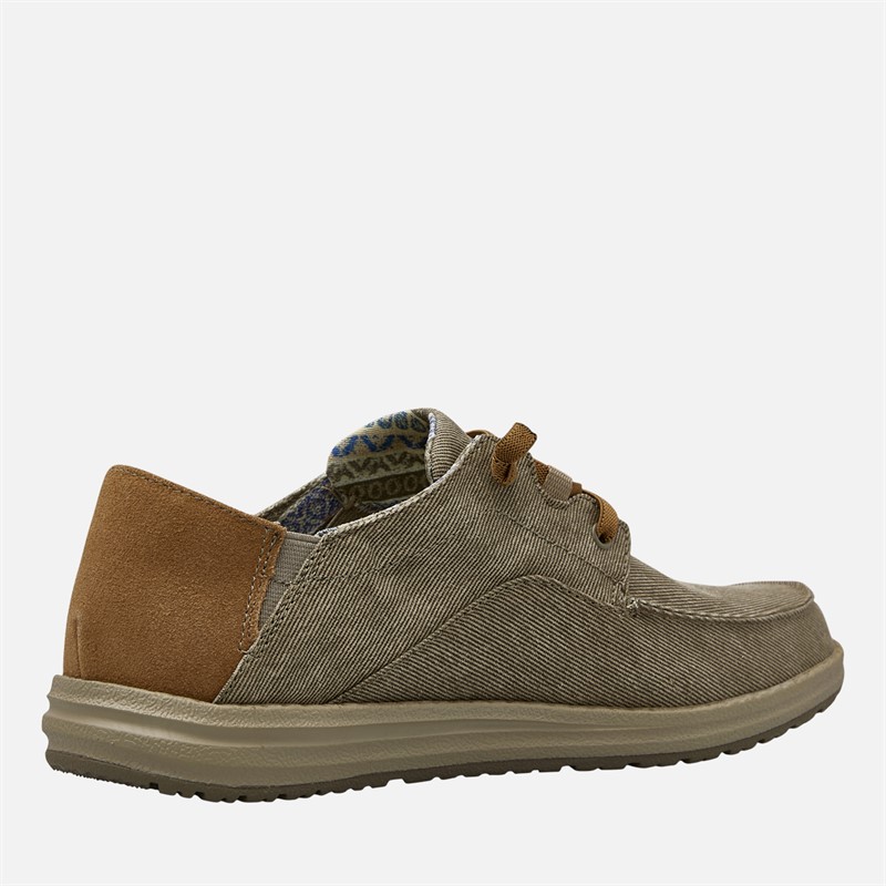 SKECHERS Mens Melson Planon Shoes Taupe