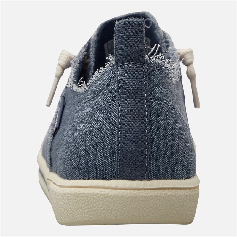 SKECHERS Womens Bobs B Cute 2.0 Chill Look Canvas Pumps Navy Chambray