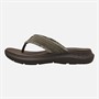 SKECHERS Mens Parson SD Gino Flip Flops Chocolate