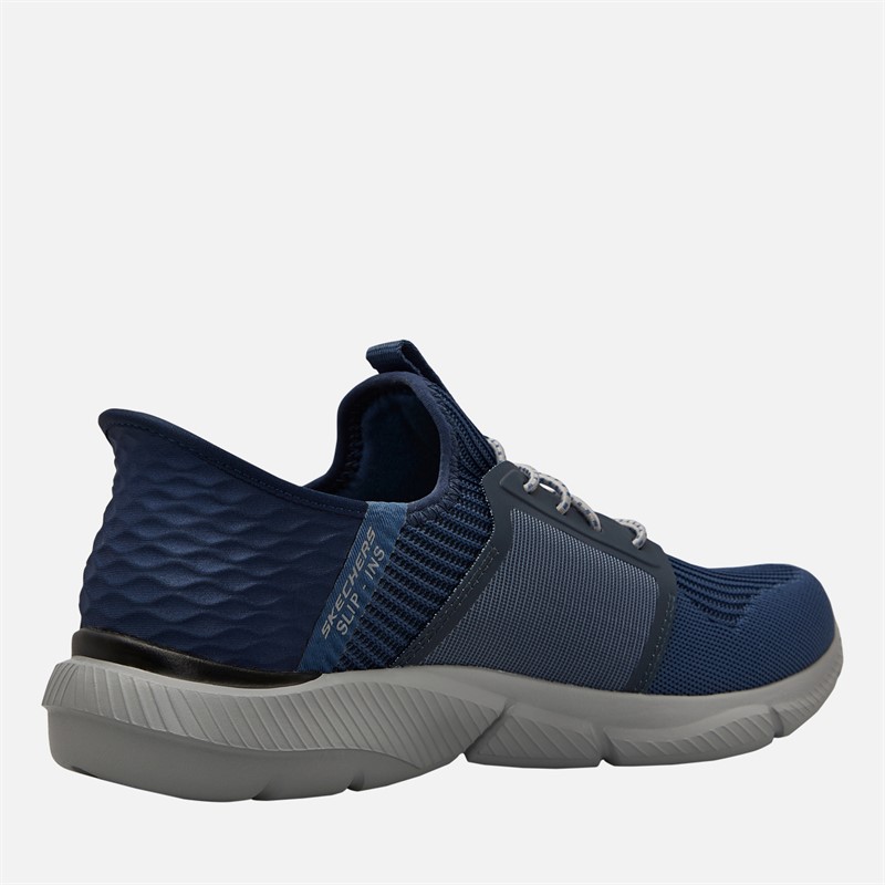 SKECHERS Mens Slip In Ingram Brackett Trainers Navy