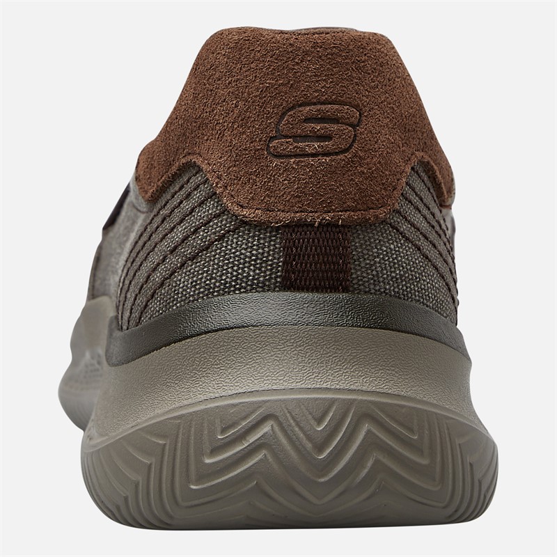 SKECHERS Mens Hasting Vigo Slip-On Shoes Brown