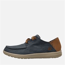 SKECHERS Mens Melson Planon Shoes Navy