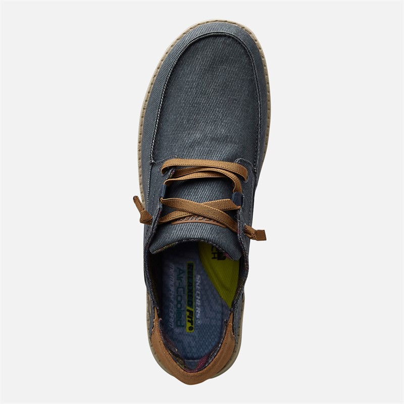 SKECHERS Mens Melson Planon Shoes Navy