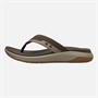 SKECHERS Mens Silva Falco Flip Flops Brown