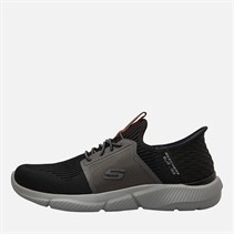 SKECHERS Mens Slip In Ingram Brackett Trainers Black/Grey