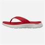 SKECHERS Womens Go Walk Flex Eve Flip Flops Red
