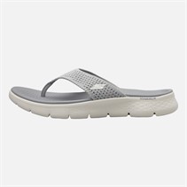 SKECHERS Womens Go Walk Flex Serenity Flip Flops Grey/Multi