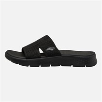SKECHERS Womens Go Walk Flex Timeless Sliders Black