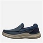SKECHERS Mens Hasting Fielden Slip-On Shoes Navy
