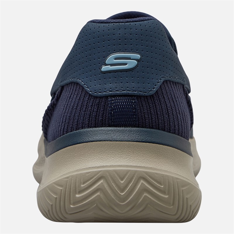 SKECHERS Mens Hasting Fielden Slip-On Shoes Navy