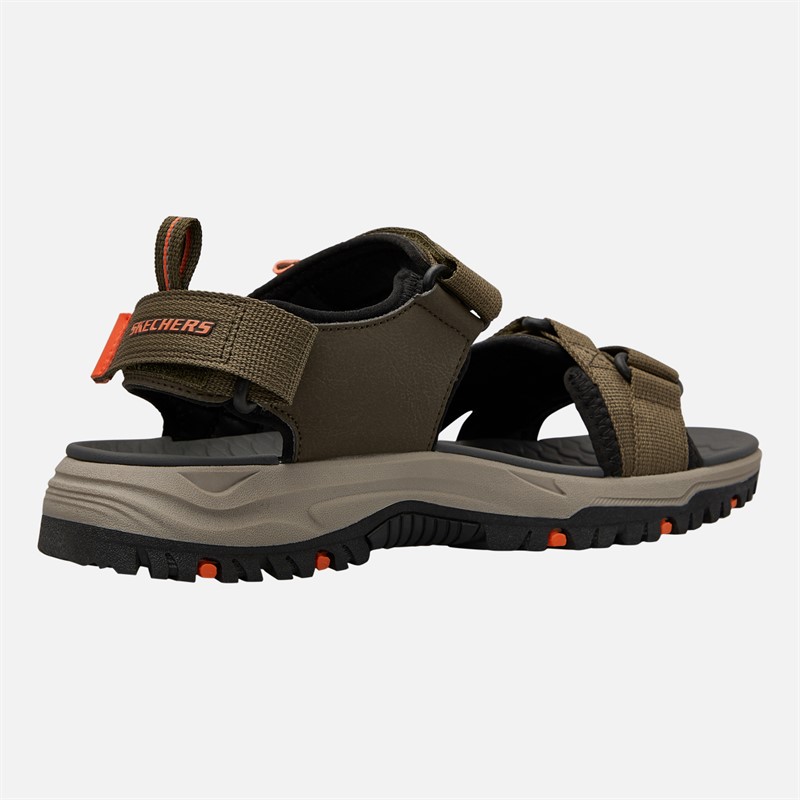 SKECHERS Mens Prewitt Rio Sandals Olive