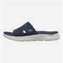 SKECHERS Womens Go Walk Flex Timeless Sliders Navy