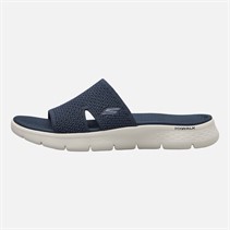SKECHERS Womens Go Walk Flex Timeless Sliders Navy