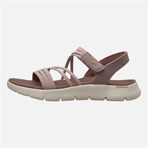 SKECHERS Womens Go Walk Flex Ankle Strap Sandals Mauve