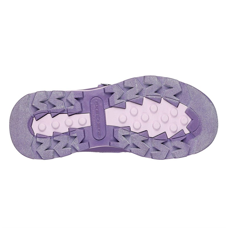 SKECHERS Girls Storm Blazer Waterproof Shoes Purple