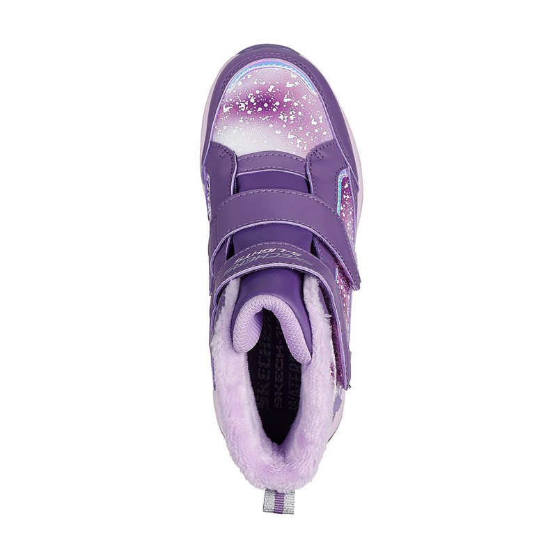 SKECHERS Girls Storm Blazer Waterproof Shoes Purple