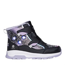 SKECHERS Piger Storm Blazer Vandtætte Sko Black Lavender