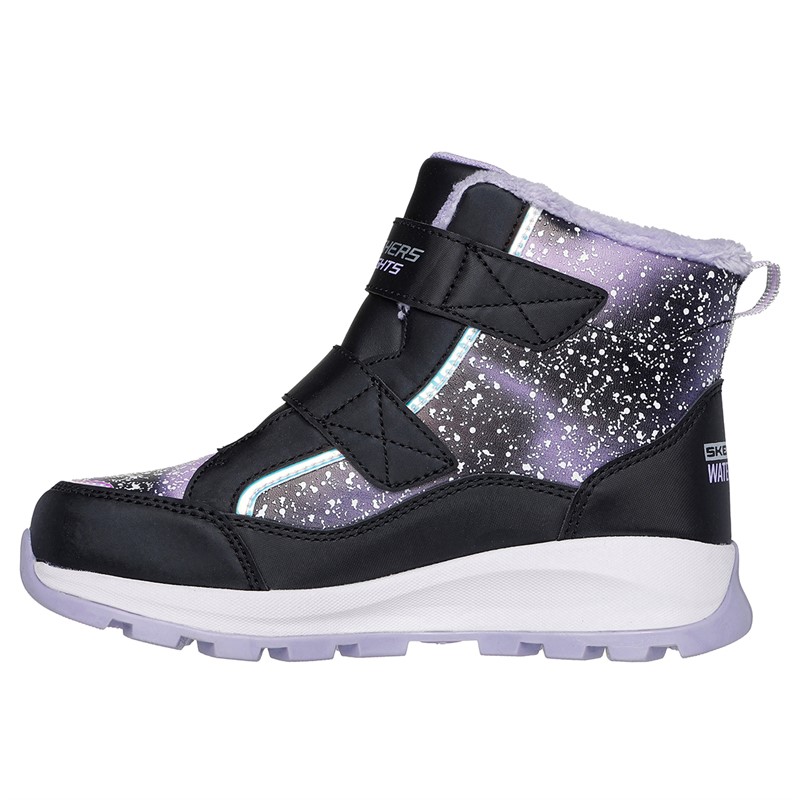 SKECHERS Piger Storm Blazer Vandtætte Sko Black Lavender