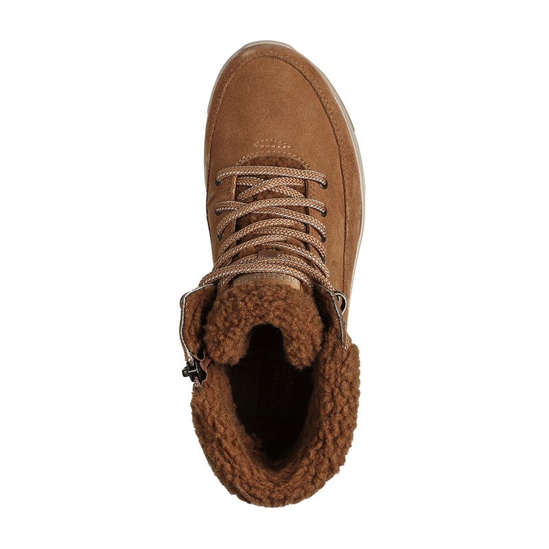 SKECHERS Damen Stellar wasserdichte Stiefel unterwegs Braun