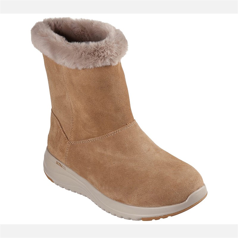 SKECHERS Damen Stellar wasserdichte Stiefel unterwegs Braun