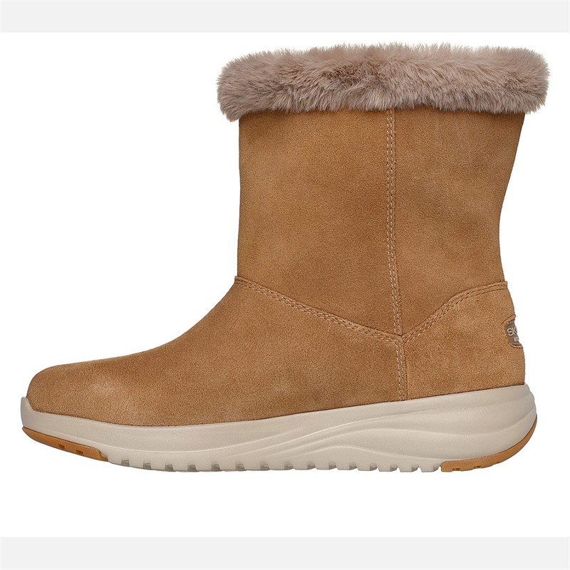 SKECHERS Damen Stellar wasserdichte Stiefel unterwegs Braun