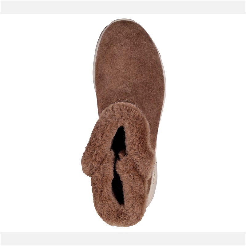 SKECHERS Damen Stellar wasserdichte Stiefel unterwegs Braun