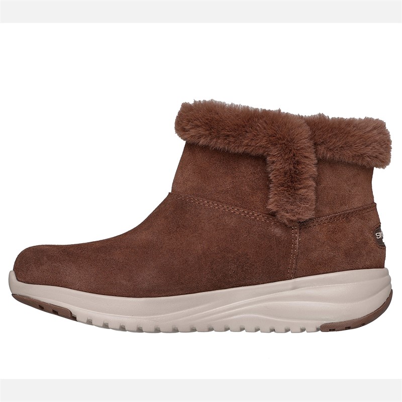 SKECHERS Damen Stellar wasserdichte Stiefel unterwegs Braun