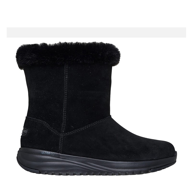 SKECHERS Damen Stellar wasserdichte Stiefel unterwegs Schwarz