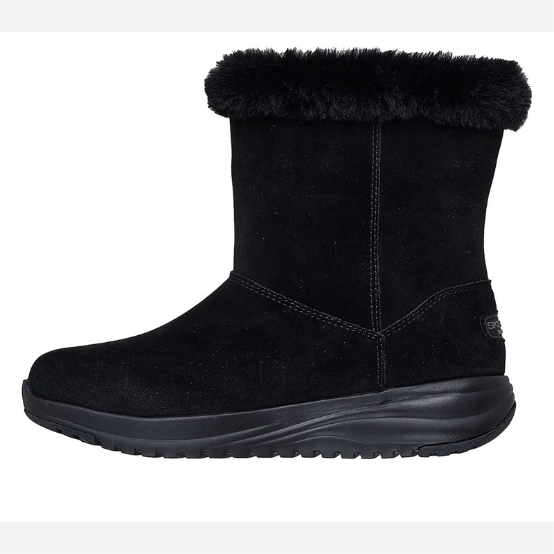 SKECHERS Damen Stellar wasserdichte Stiefel unterwegs Schwarz