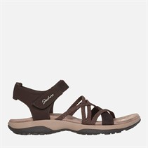 SKECHERS Damen Reggae Sandalen Slim Chocolate