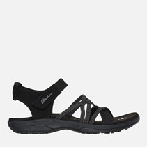 SKECHERS Damen Reggae Sandalen Slim Schwarz