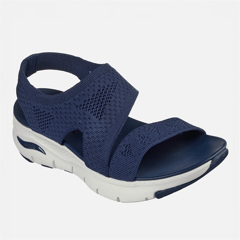 SKECHERS Sandales Arch Fit Femme Navy