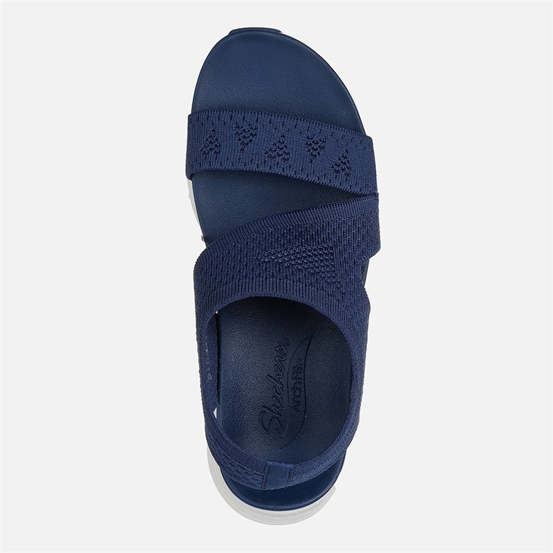 SKECHERS Sandales Arch Fit Femme Navy